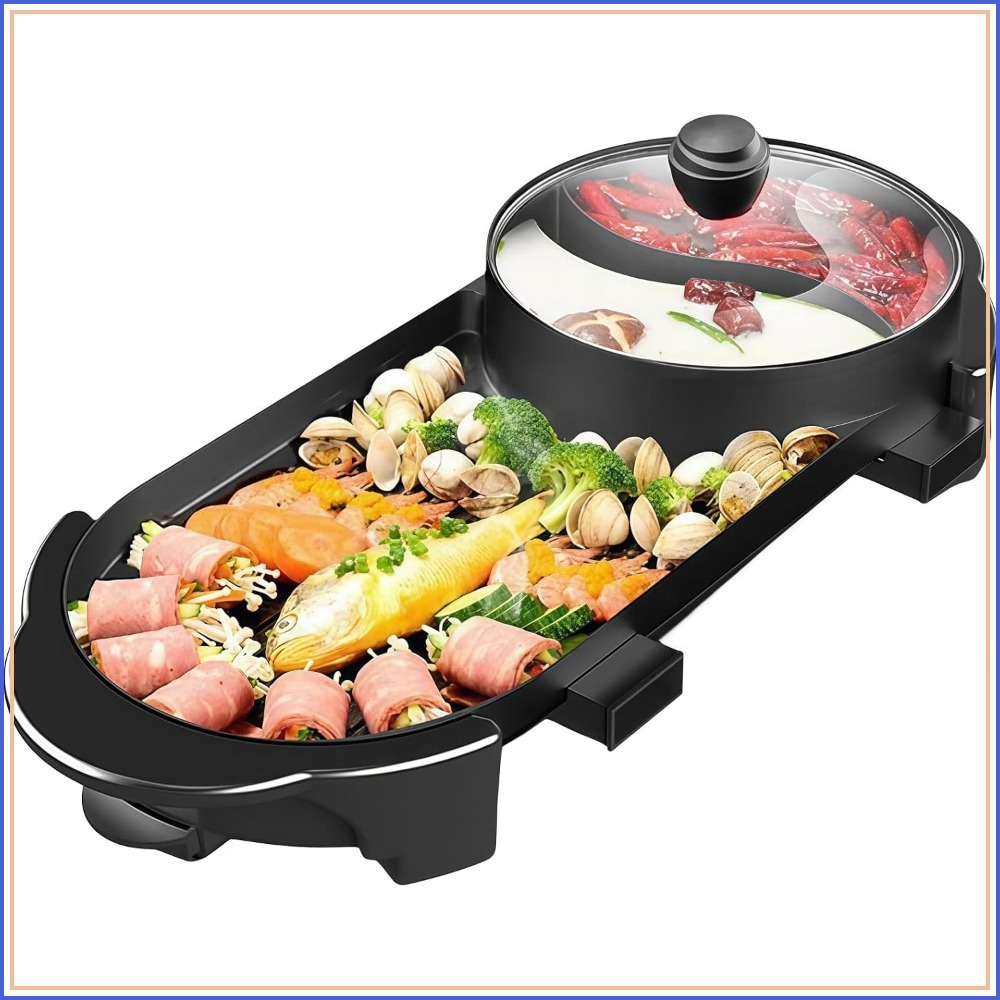 Korean Bbq Grill - Hot Pot with Grill, Korean BBQ