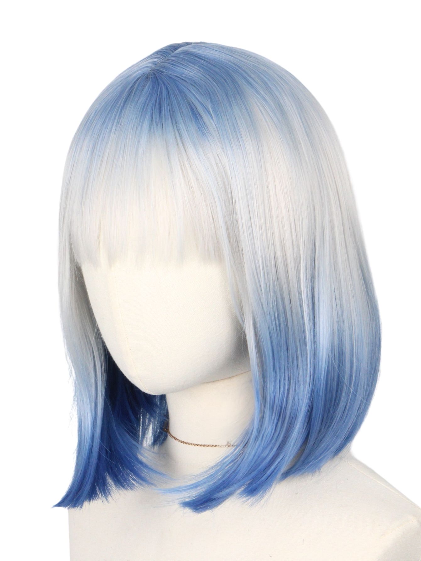Blue and White Gradient Short  - Lifestyle In Korean 评论和价格