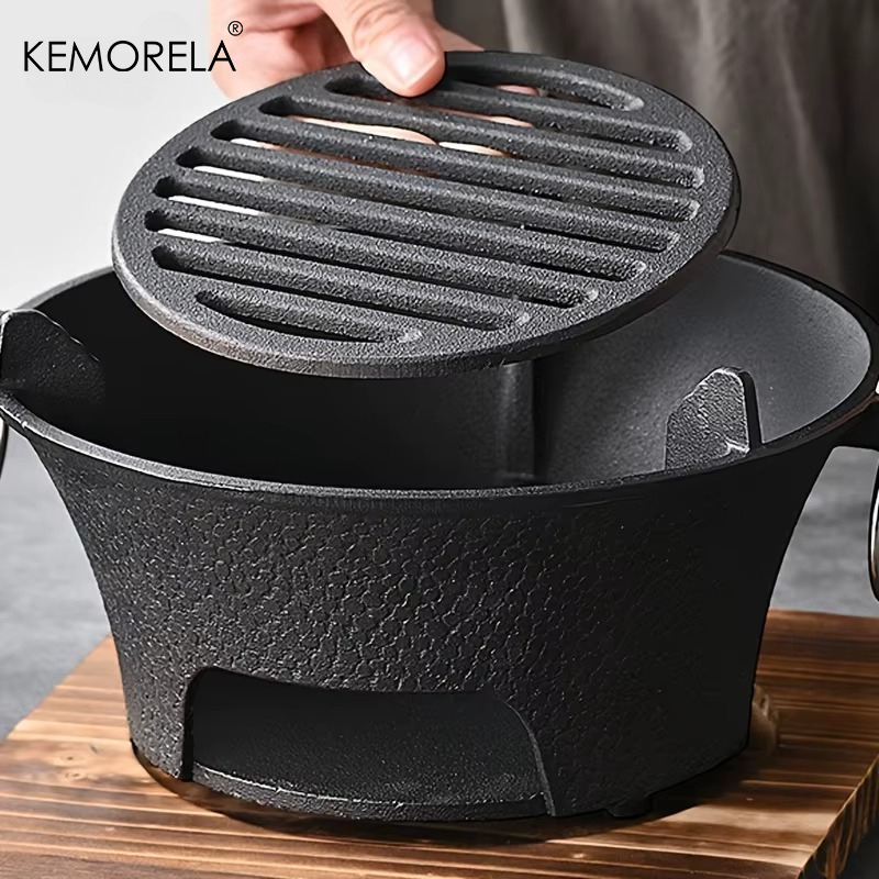 1Set Cast Iron Charcoal Stove  - Korean Bbq Grill 评论和价格