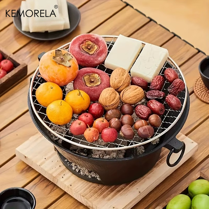 1Set Cast Iron Charcoal Stove  - Korean Bbq Grill 评论和价格