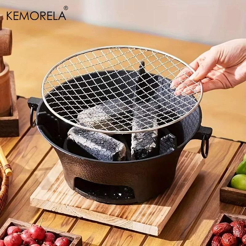 1Set Cast Iron Charcoal Stove  - Korean Bbq Grill 评论和价格