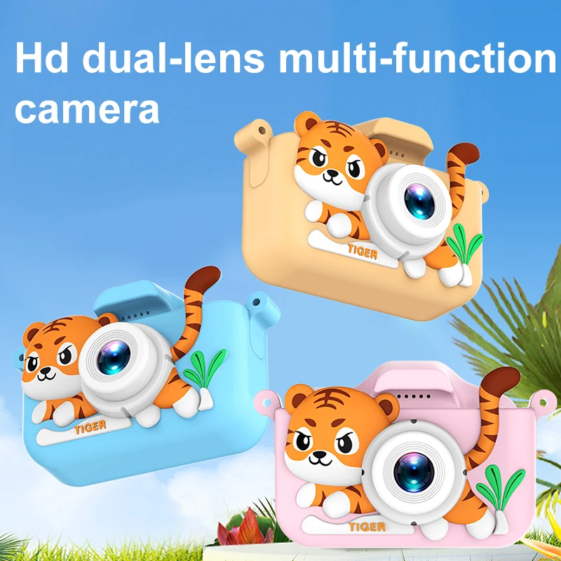 Kids Mini Camera Cartoon Tiger - Korean Boy Lifestyle 评论和价格