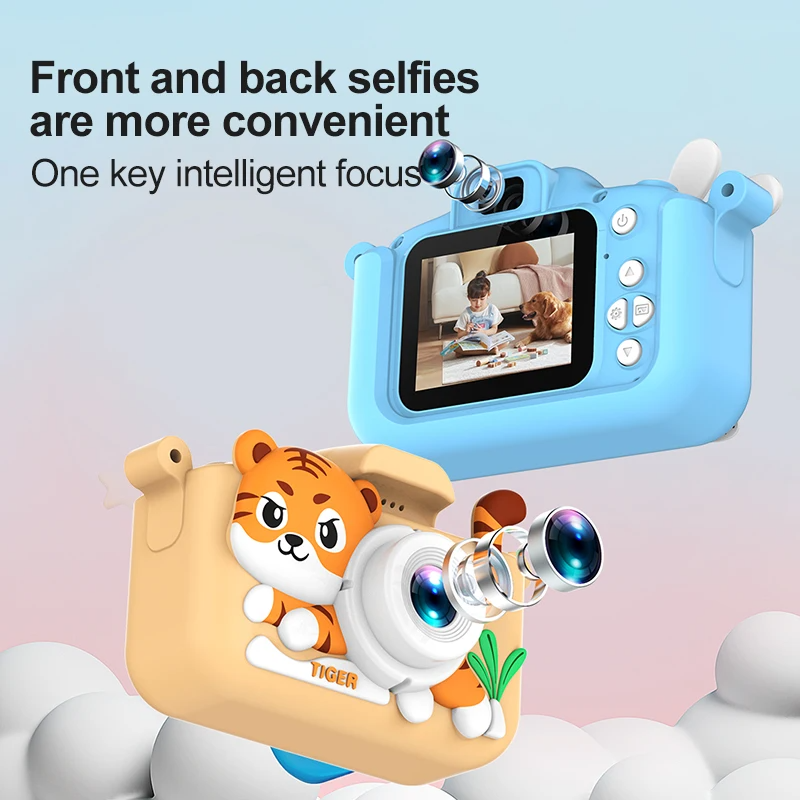 Kids Mini Camera Cartoon Tiger - Korean Boy Lifestyle 评论和价格