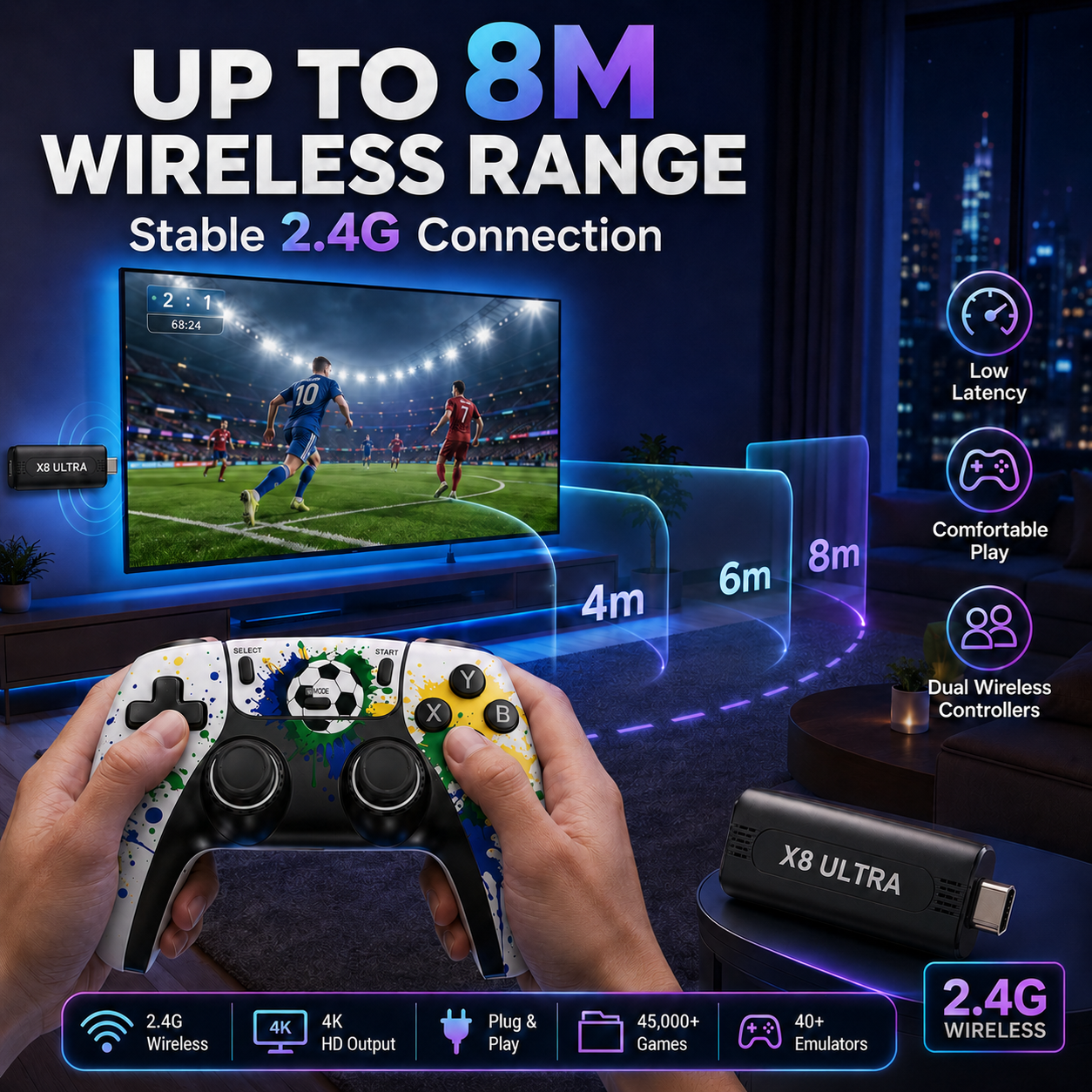 X8 Ultra 4K  Game Console 5000 - Traditional Korean Lifestyle 评论和价格