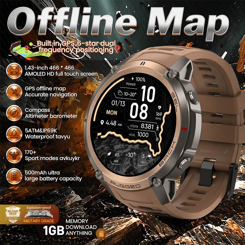 Outdoor Sport Smart Watch 500m - Lifestyle In Korean 评论和价格