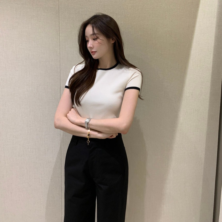 Chic Summer New Thin Color Blo - Lifestyle In Korean 评论和价格