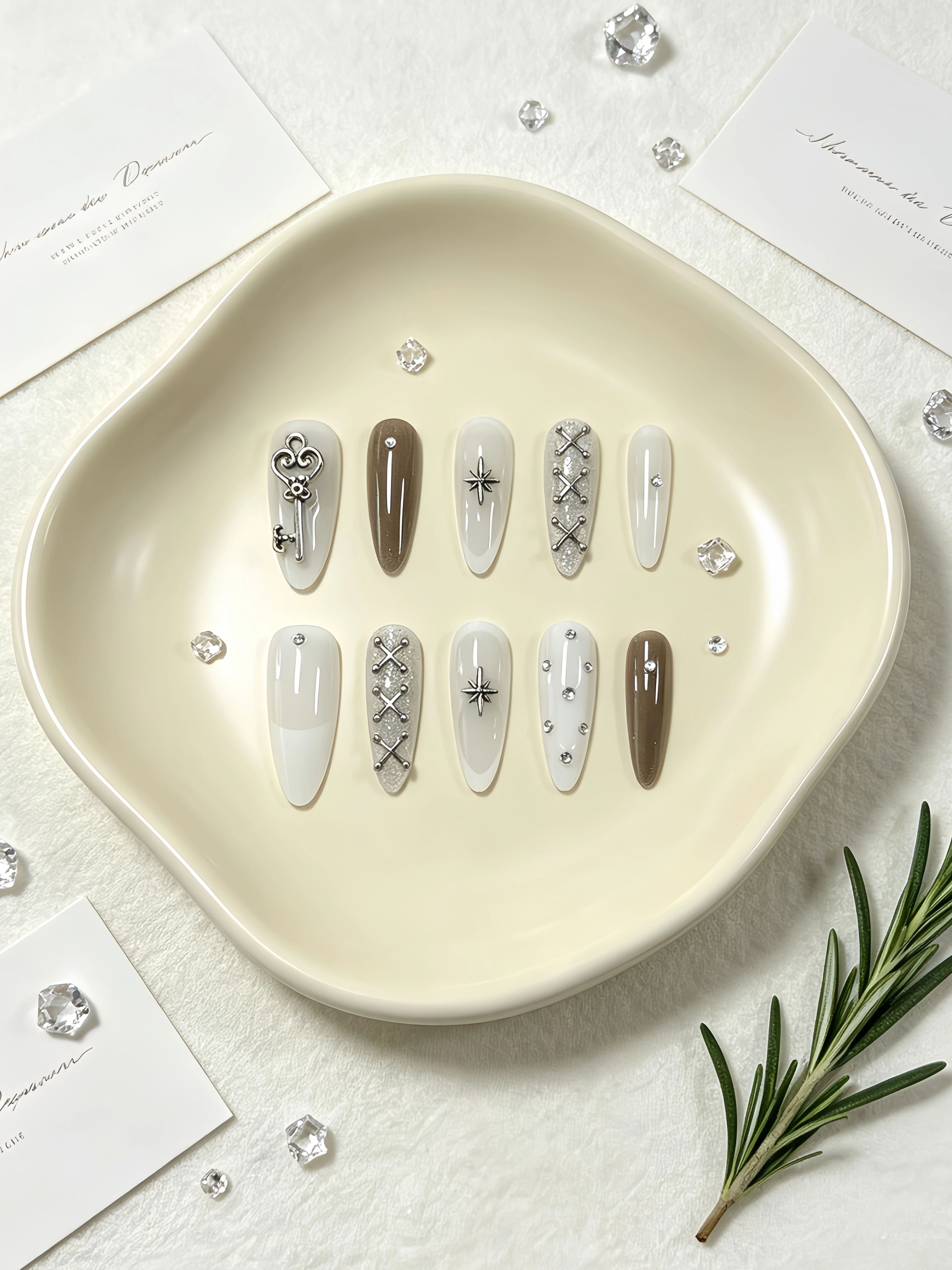 10 Long Waterdrop-Shaped Press - Korean Lifestyle Student 评论和价格